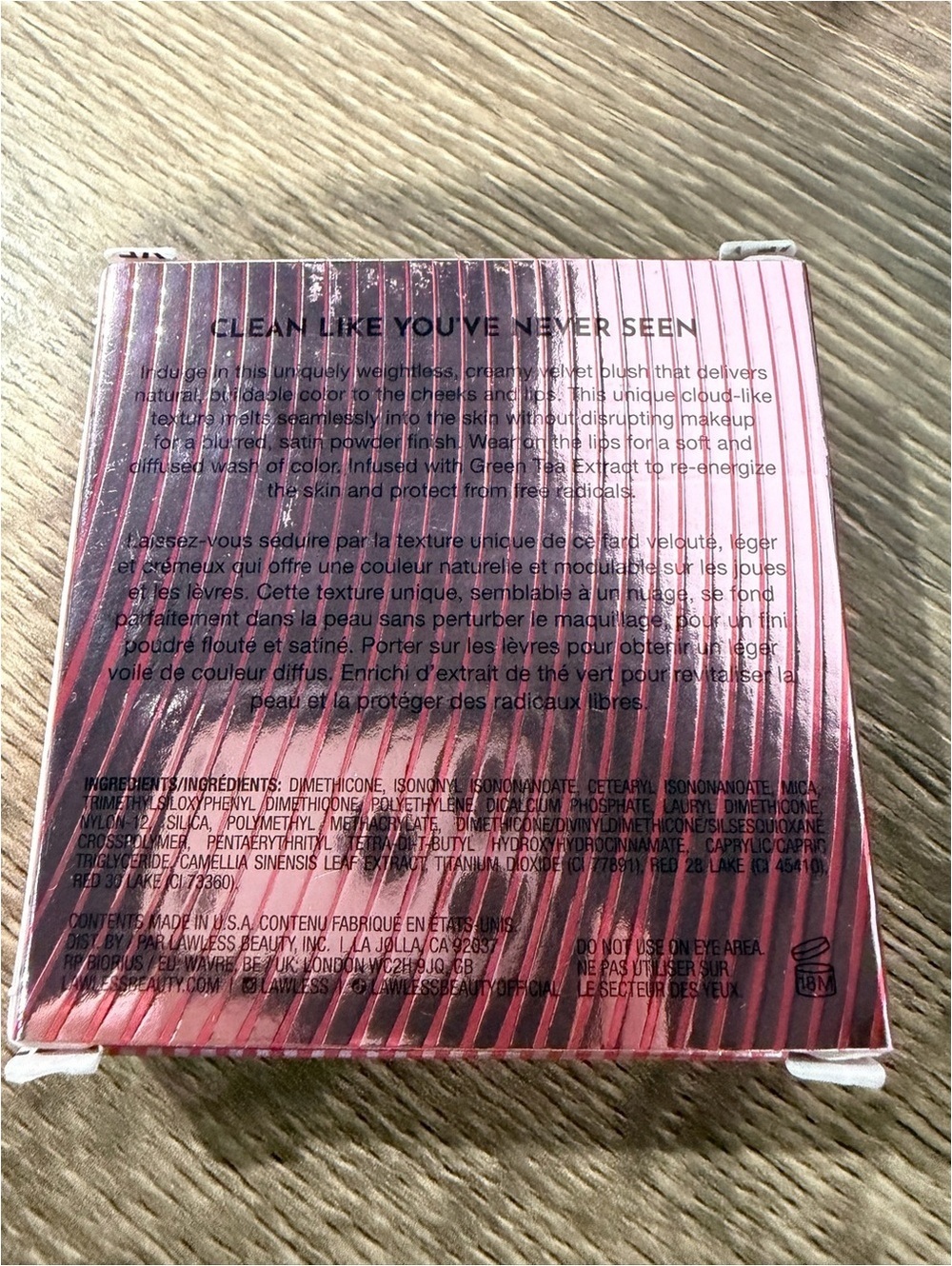 Lawless Beauty Pinch My Cheeks Soft-Blur Cream Blush in Cherry Pie NEW - Picture 5 of 6